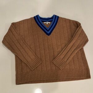 Madewell colorblock wool sweater